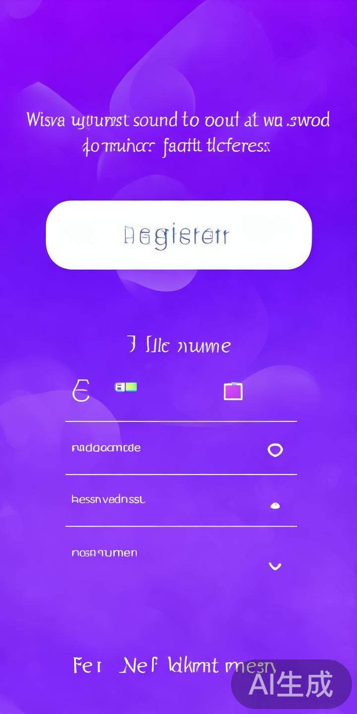 点击注册按钮：进入注册页面后，填写基本信息，包括用